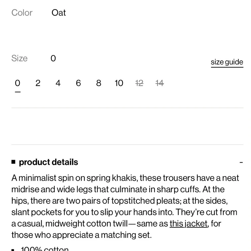 NWT - GWYN Blake Trouser Wide-Leg Women's Pants - Picture 7 of 11